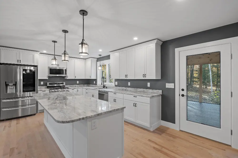 Completed kitchen remodeling project